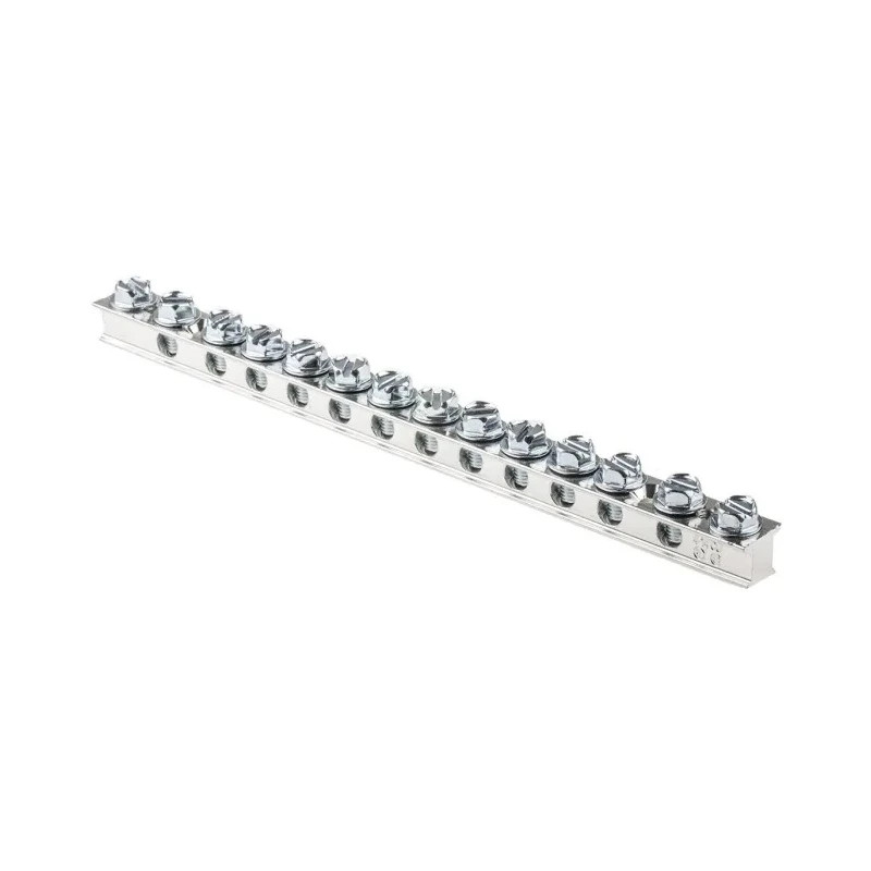 Panduit 12-Way Earth Terminal Block 14AWG to 4AWG Wire Screw Termination Electrolytic Copper Housing UGB2