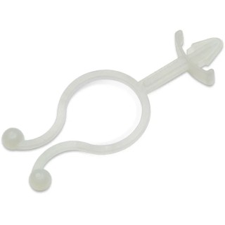 Wurth Elektronik Natural Polyamide 66 Cable Clip, 13.8 mm Maximum Bundle Diameter, Twist Fixing, 16 mm Length, 5.9 520405000