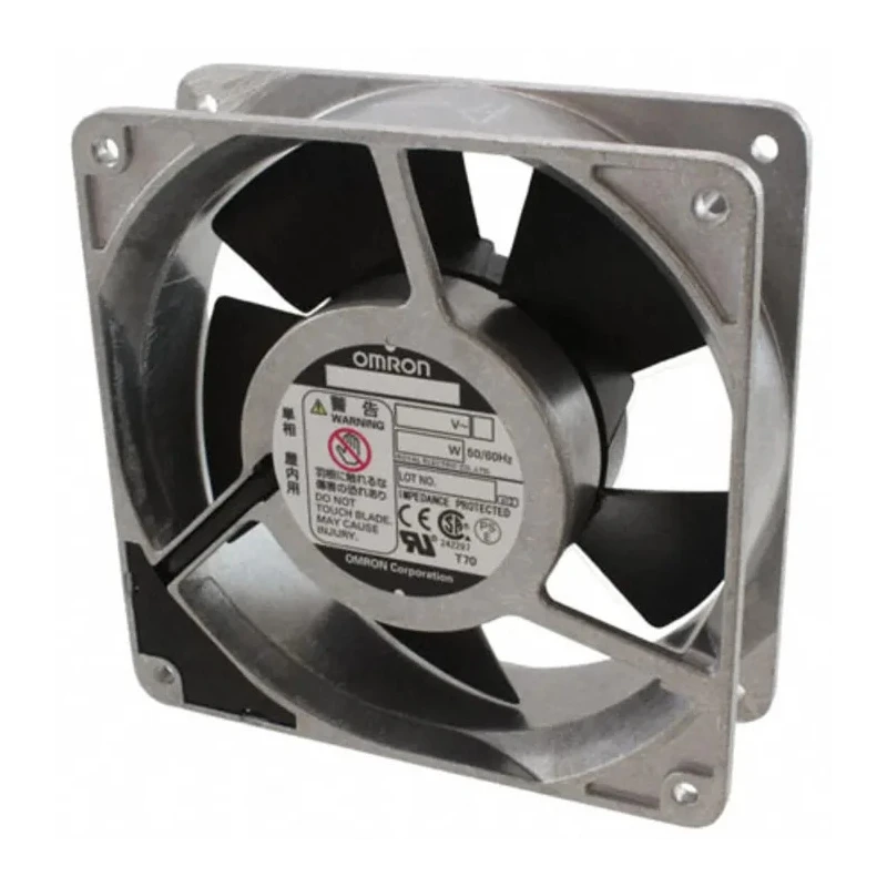 Omron R87F Series Axial Fan, 200V AC, 16W Power, 162 m³/h Air Flow, IPX7, 119.5mm x 119.5mm x 38mm 