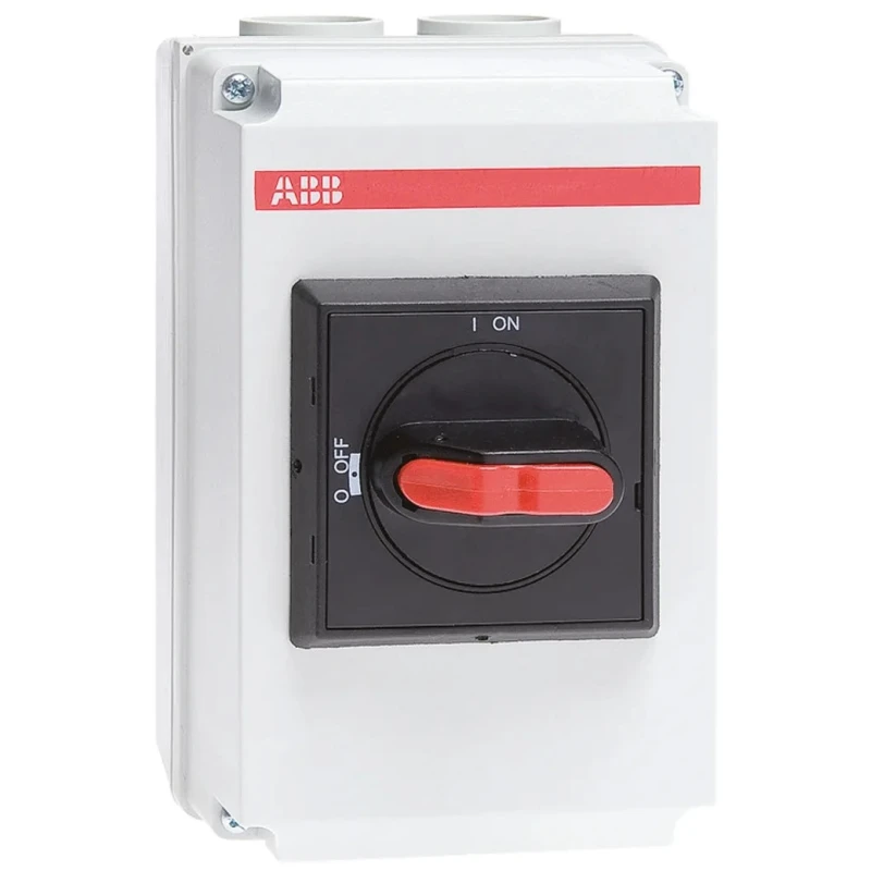 ABB 2-Pole Panel Mount Isolator Switch IP65, 32A, 75 kW OTDCP32S11M 1SCA125131R1001