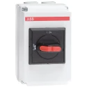 ABB 3-Pole Panel Mount Isolator Switch IP65 32A 75kW OTDCP32S12M 1SCA125155R1001