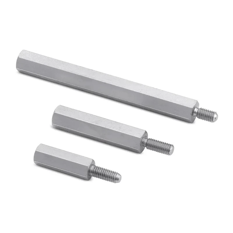 Wurth Elektronik Brass Hex Standoff M3 Thread, 20 mm Body Length, 8 mm Stud Length, Nickel Finish 971200324