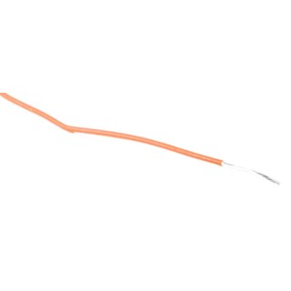 RS PRO Orange 0.12 mm² Hook Up Wire, 26 AWG, 7/0.15 mm Strands, 100 m Length, Silver Plated Copper Conductor, PTFE 841-7210