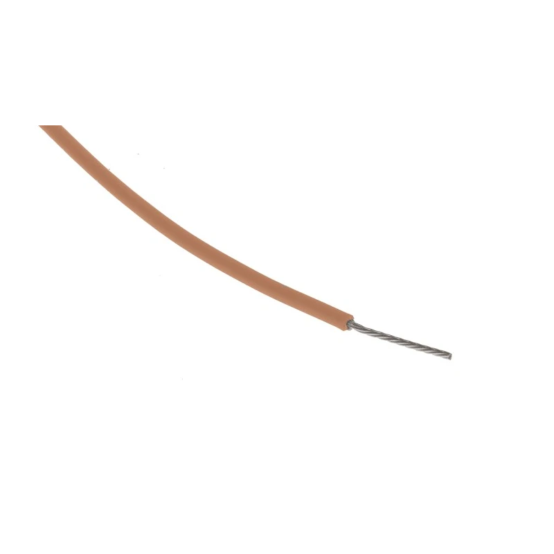 RS PRO Orange 0.22 mm² Hook Up Wire, 24 AWG, 7 x 0.2 mm Core Strands, 100 m Length, Polytetrafluoroethylene 841-7377
