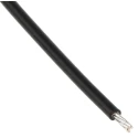 RS PRO Black 0.22 mm² 24 AWG Hook Up Wire, 7/0.2 mm Core Strands, 100 m Length, Silver Plated Copper Conductor 841-7355