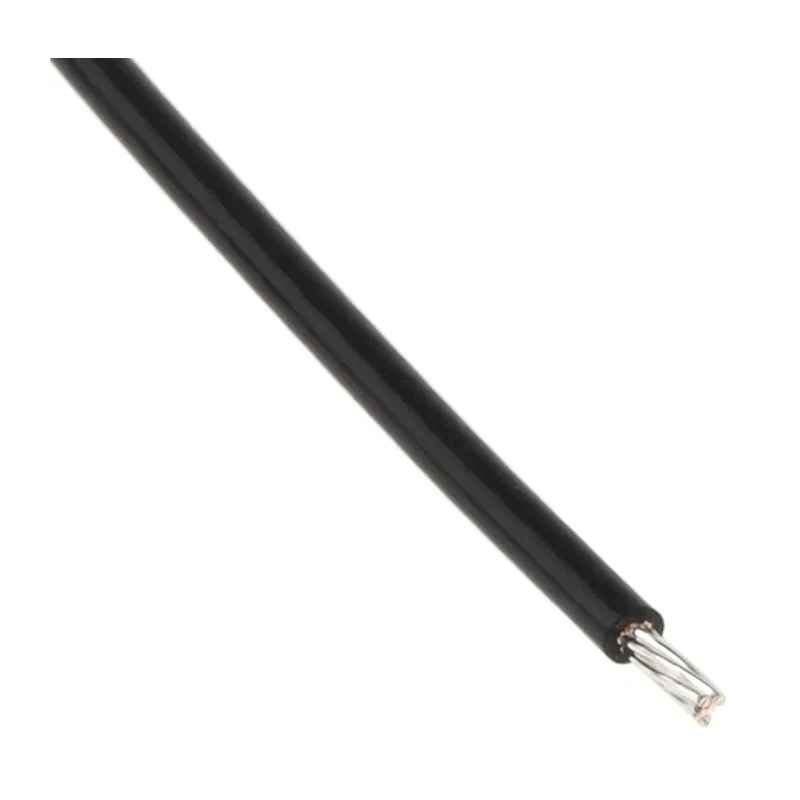 RS PRO Black 0.22 mm² 24 AWG Hook Up Wire, 7/0.2 mm Core Strands, 100 m Length, Silver Plated Copper Conductor 841-7355