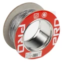 RS PRO Black 0.22 mm² 24 AWG Hook Up Wire, 7/0.2 mm Core Strands, 100 m Length, Silver Plated Copper Conductor 841-7355