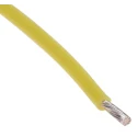 RS PRO Yellow 0.6 mm² 20 AWG Hook Up Wire, 19/0.2 mm Strands, 100 m Length, PTFE Insulation 841-7456