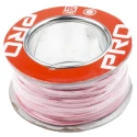 RS PRO Pink 0.6 mm² Hook Up Wire, 20 AWG, 19/0.2 mm Core Strands, 100 m Length, Polytetrafluoroethylene Jacket 841-7440