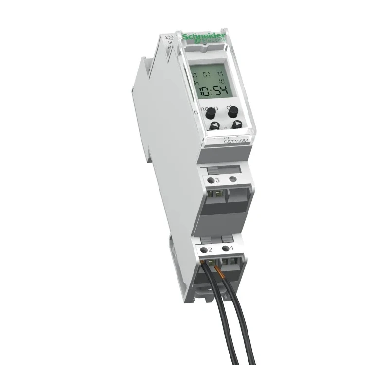 Schneider Electric Digital DIN Rail Time Switch 230V ac 1 Channel SPDT CCT15