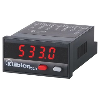 Kubler On-Off Temperature Controller DIN Rail Panel Mount 30V DC Maximum 24mA Current 6.533.012.300