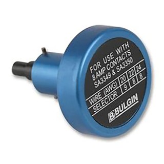 Bulgin 400 Series Crimp Tool Positioner, Supports 8A Crimp Tool, IP68 Water and Dustproof 14025/8AMP
