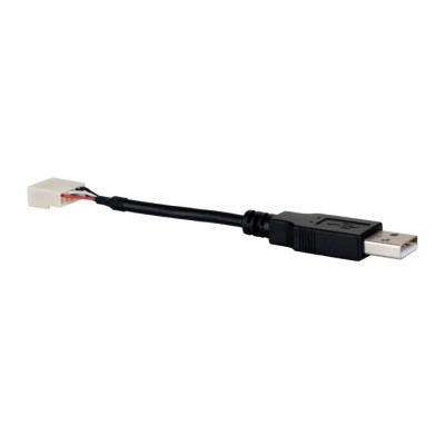 Bulgin USB Cable Female USB Type A to Female 5 Pin Socket Black 100mm 14193