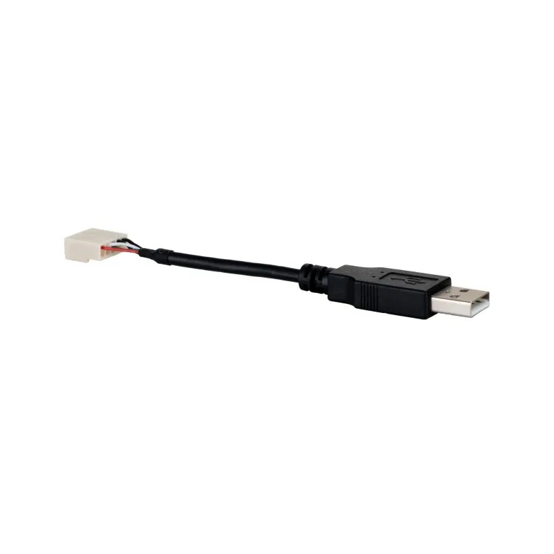 Bulgin USB Cable Female USB Type A to Female 5 Pin Socket Black 100mm 14193