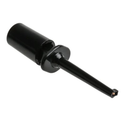 3M Black Hook Clip with 41.4 mm Tip, Phosphor Bronze Contact, Nylon Body 923832-BK-B