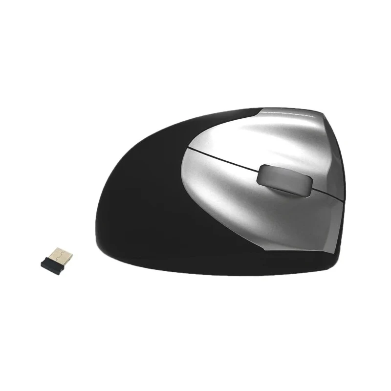 Ceratech 3 Button Wireless Upright Optical Mouse Black MOU-UPRIGHT2RFBK