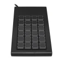 Ceratech Black Wired USB Numeric Keypad 24 Keys Industrial Grade KYB500-S24AUBK