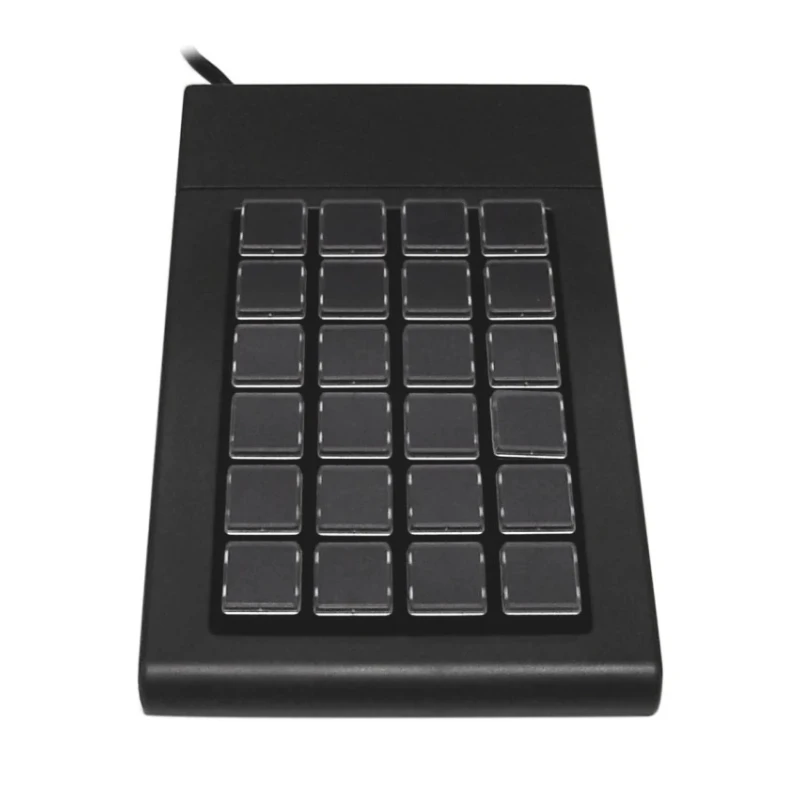 Ceratech Black Wired USB Numeric Keypad 24 Keys Industrial Grade KYB500-S24AUBK