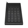 Ceratech Black Wired USB Numeric Keypad 24 Keys Industrial Grade KYB500-S24AUBK