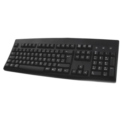 Ceratech Wired USB and PS2 Standard Keyboard QWERTZ Layout Black KYBAC260UP-BKGR