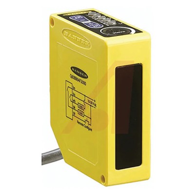 Banner Background Suppression Photoelectric Sensor Rectangular Sensor NPN/PNP IP67 