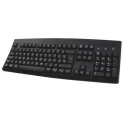 Ceratech Wired PS2 USB Standard Keyboard QWERTY Spain Black KYBAC260UP-BKSP