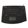 Ceratech Wired USB Medical Touchpad Keyboard, QWERTY (UK), Black, Industrial Grade, IP67, KYBNA-SIL540CV2B