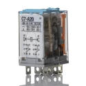 Turck Power Relay, 24V dc Coil, 10A Switching Current, DPDT, Plug-In, Silver Alloy Contacts, C7-A20/024VDC