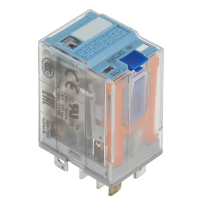 Turck Power Relay 24V DC Coil 10A Switching Current DPDT C7-A20DX/024VDC