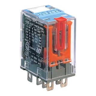 Turck Power Relay 24V AC Coil 10A Switching Current DPDT Plug-In C7-A20X/024VAC