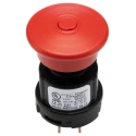 Honeywell Technologies Emergency Stop Push Button, Panel Mount, 22 mm Cutout, 2 NC Contacts, Pull Release, IP67 87941-08