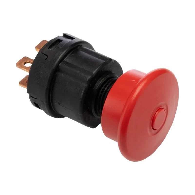 Honeywell Technologies Emergency Stop Push Button, Panel Mount, 22 mm Cutout, 2 NC Contacts, Pull Release, IP67 87941-08