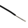 Alpha Wire Hookup Wire PVC Series Black 0.35 mm² 22 AWG 7/0.25 mm Core Strands 305 m Polyvinyl 3051 BK001