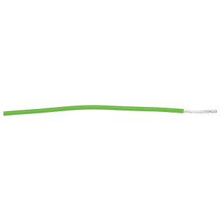 Alpha Wire Hookup Wire PVC Series Green 0.35 mm² 22 AWG 7/0.25 mm Core Strands 305 m Polyvinyl 3051 GR001