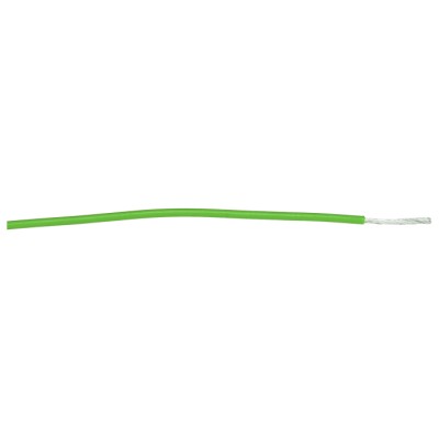 Alpha Wire Hookup Wire PVC Series Green 0.35 mm² 22 AWG 7/0.25 mm Core Strands 305 m Polyvinyl 3051 GR001