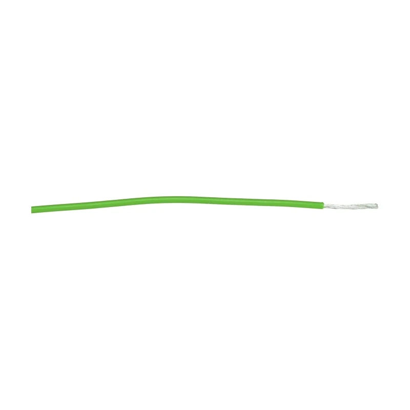 Alpha Wire Hookup Wire PVC Series Green 0.35 mm² 22 AWG 7/0.25 mm Core Strands 305 m Polyvinyl 3051 GR001