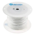 Alpha Wire Hook Up Wire PVC Series White 0.35 mm², 22 AWG, 7x0.25 mm Core Strands, 305 m Length, 300V, Flame 3051 WH001