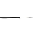 Alpha Wire Hookup Wire PVC Series Black 0.33 mm² 22 AWG 1/0.64 mm Core Strand 30 m Polyvinyl 3051/1 BK005