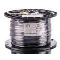 Alpha Wire Hookup Wire PVC Series Black 2.1 mm², 14 AWG, 41x0.25 mm Core Strands, 305 m Length, Polyvinyl, 600V 3079 BK001