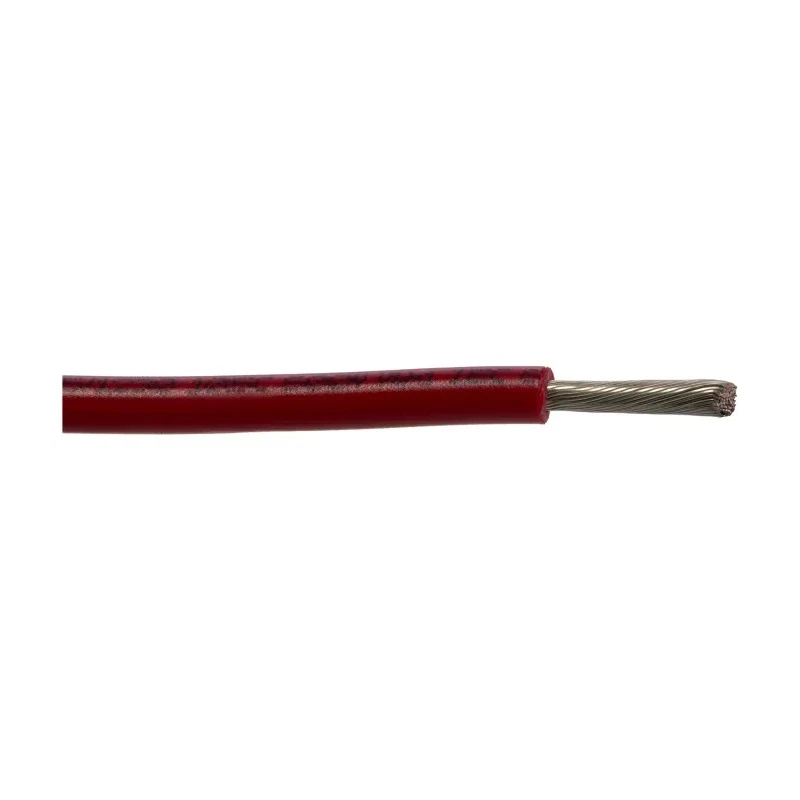Alpha Wire Hookup Wire PVC Series Red 3.3 mm² Cross Section, 12 AWG, Tinned Copper, 600V, 30 m Length 3080 RD005