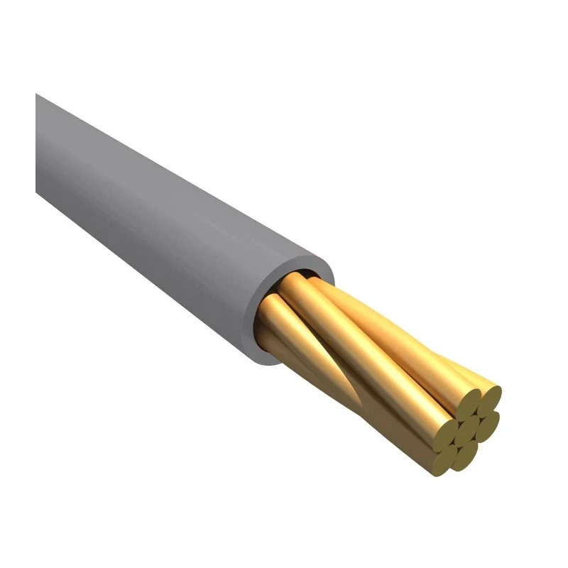 Alpha Wire Hookup Wire PVC Series Grey 0.14 mm² 26 AWG 7/0.16 mm Core Strands 30 m 7053 SL005