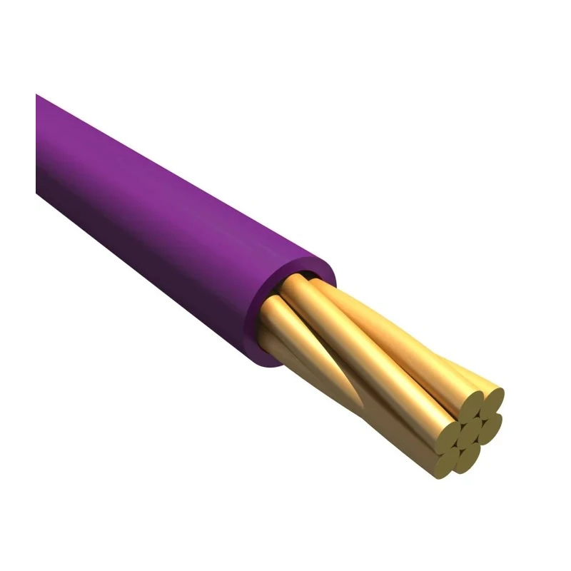 Alpha Wire Hookup Wire PVC Series Purple 0.13 mm², 26 AWG, 7/0.16 mm Core Strands, 30 m Length, 150 V, 105°C 7053 VI005
