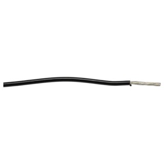 Alpha Wire Hook Up Wire PVC Series Black 2.1 mm², 14 AWG, 41/0.25 mm Strands, 30 m Length, Polyvinyl Chloride 1559 BK005