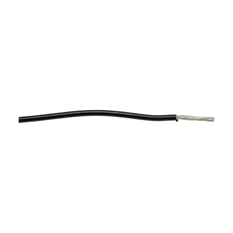 Alpha Wire Hook Up Wire PVC Series Black 2.1 mm², 14 AWG, 41/0.25 mm Strands, 30 m Length, Polyvinyl Chloride 1559 BK005