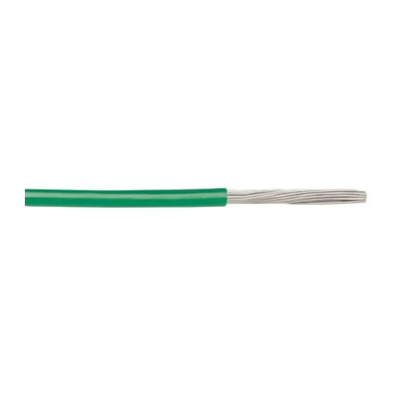 Alpha Wire Hook Up Wire PVC Series Green 0.75 mm², 18 AWG, 7x0.40 mm Strands, 30 m Length, 600V, Polyvinyl 1857 GR005