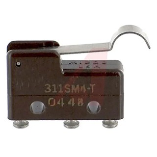 Honeywell Technologies Roller Lever Subminiature Micro Switch, Solder Terminal, 5A, 250V AC, SPCO 311SM4-T