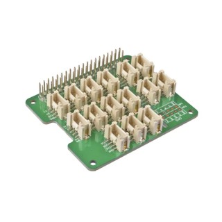 Seeed Studio Grove Base HAT Raspberry Pi Interface Bridge with 13 Grove Module Connector 103030275