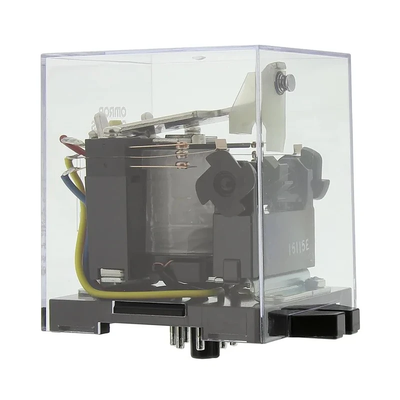 Omron Power Relay, 220V AC Coil Voltage, 5A Switching Current, DPDT Contact, Plug-In Terminal, 80x63.5x92.5 G4Q-212S 220VAC