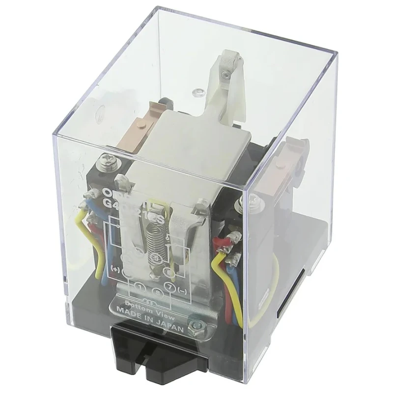 Omron Power Relay, 220V AC Coil Voltage, 5A Switching Current, DPDT Contact, Plug-In Terminal, 80x63.5x92.5 G4Q-212S 220VAC