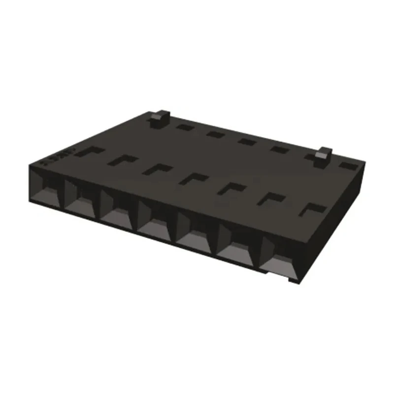 TE Connectivity AMPMODU MTE Male Connector Housing 7 Way 2.54 mm Pitch 1 Row Straight 104503-6